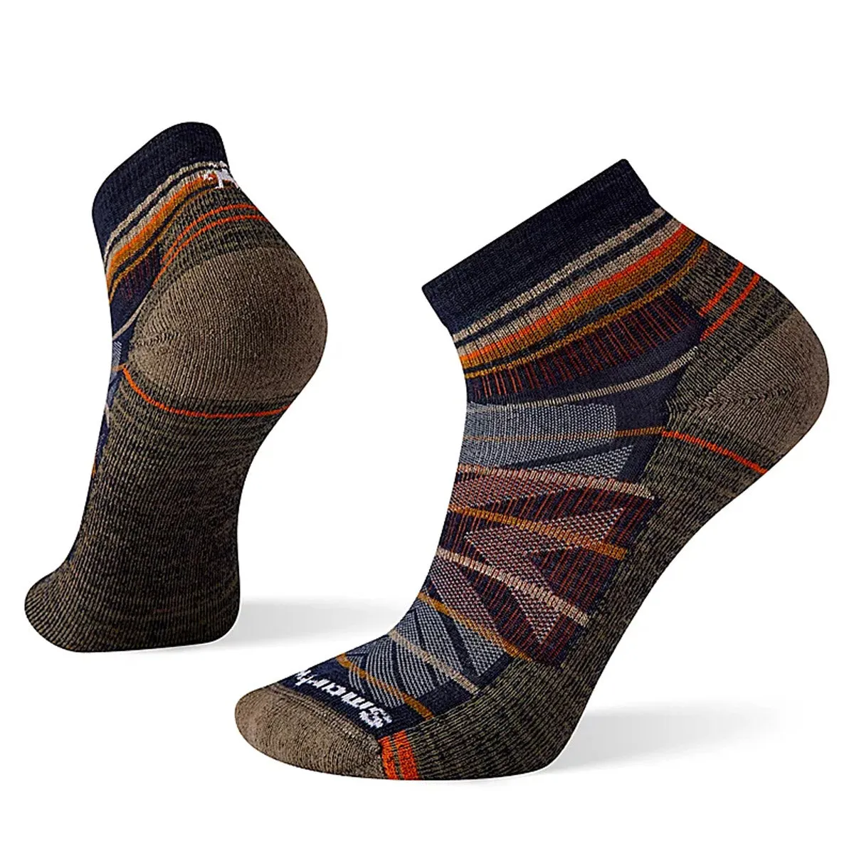 Men's Hike Light Cushion Pattern Ankle Socks