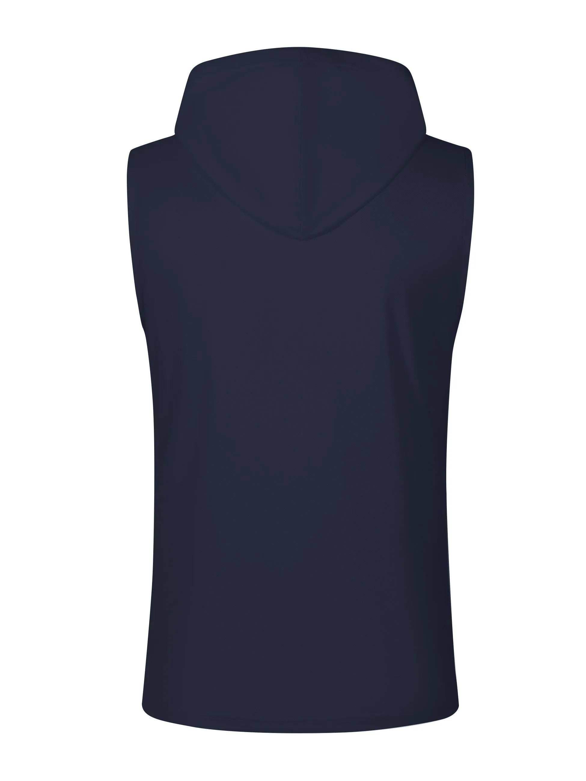 Men's Solid Color Henley Hooded Tank - Summer Fitness & Sports Wear