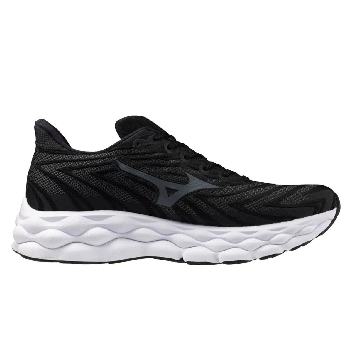 Mizuno Wave Sky 8 Mens | Black/metallic Gray/white