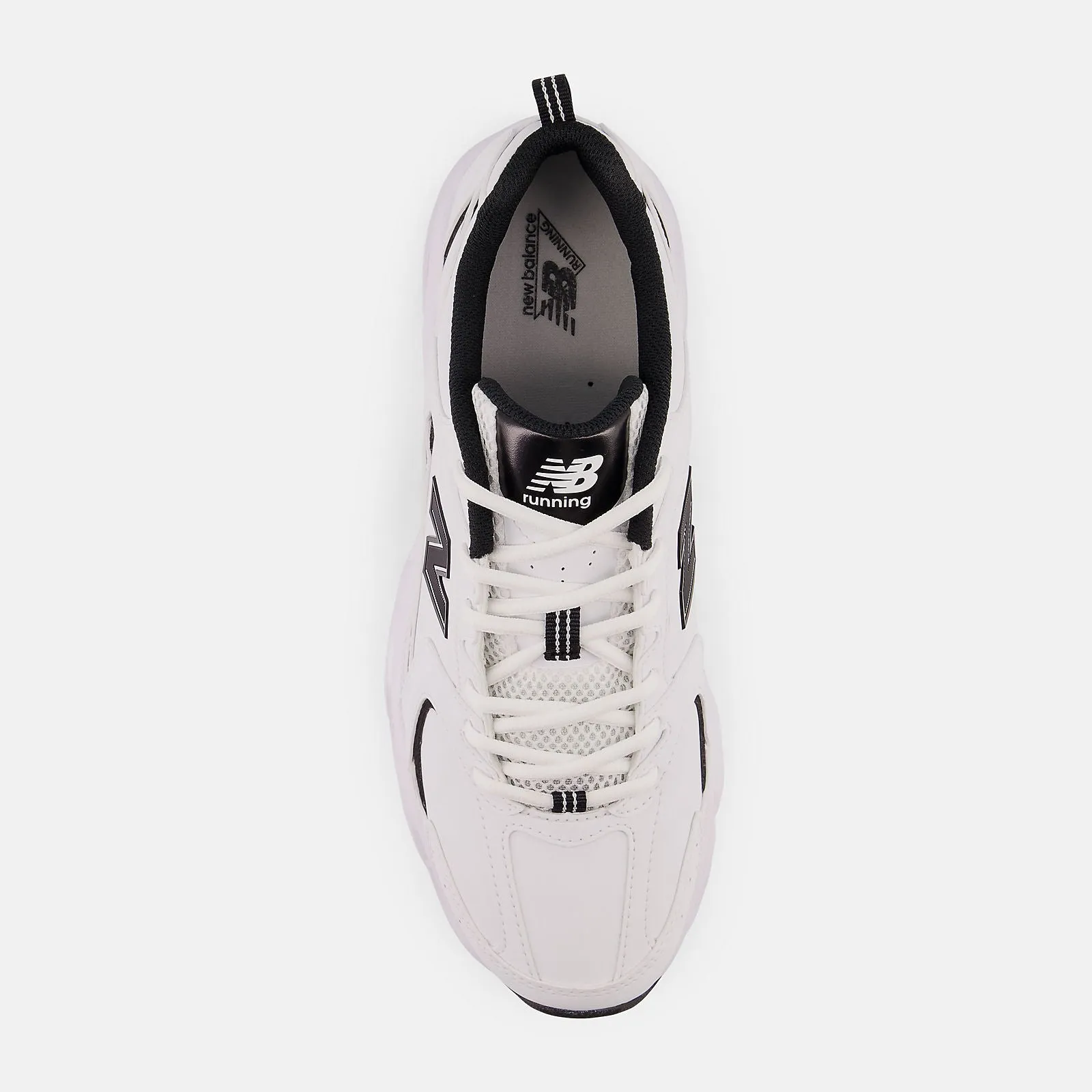 MR530SYB White Black Classic Sneakers