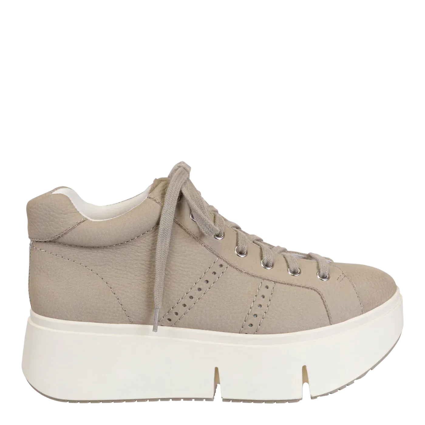 Naked Feet Essex Greige Platform Sneakers