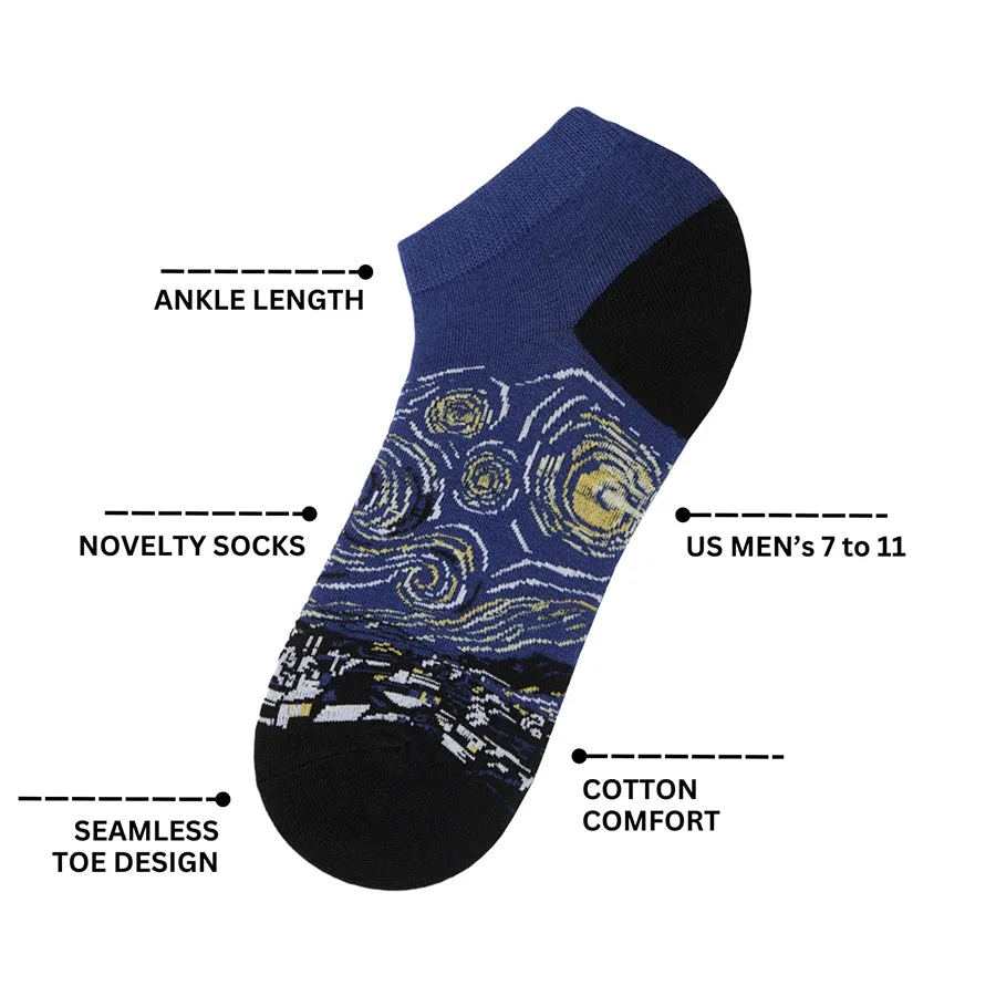 Neil Armstrong Printed Ankle Socks