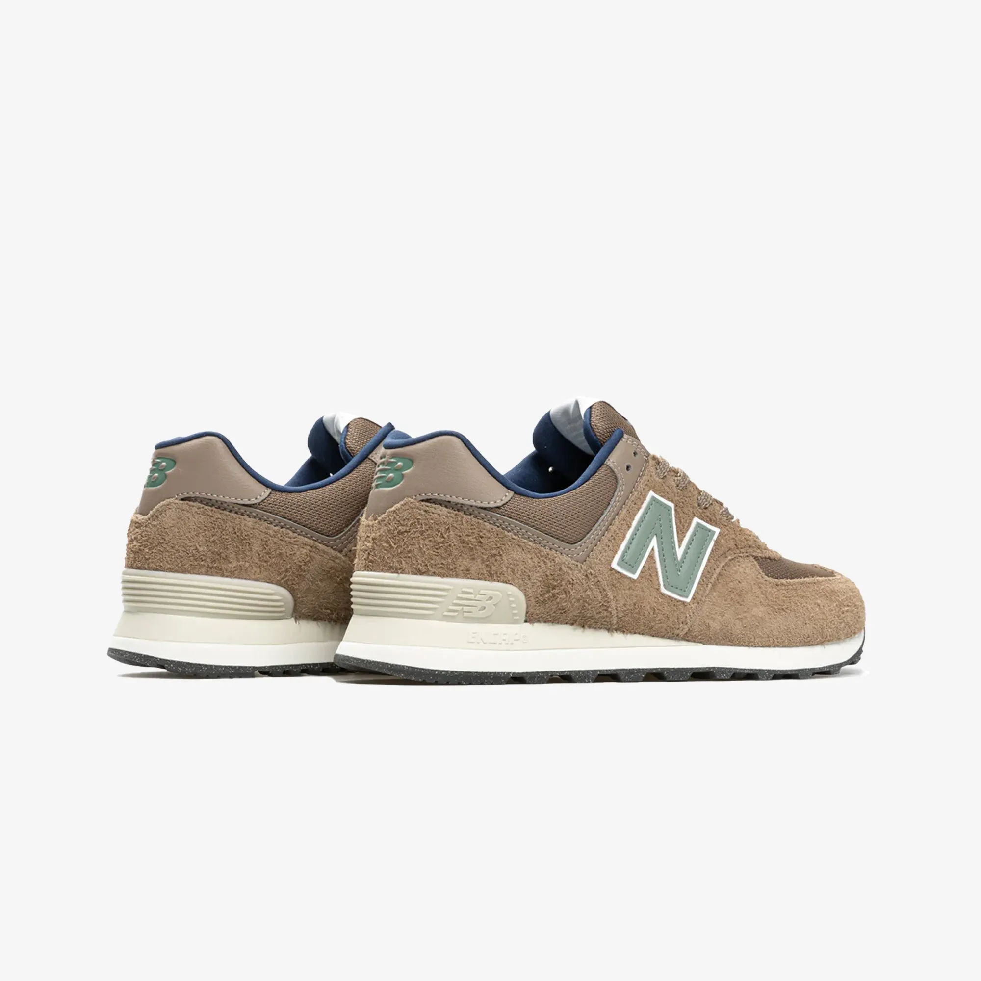 New Balance | 574  { BROWN/ROYAL BLUE