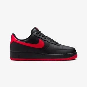 NIKE | AIR FORCE 1 '07 { BLACK/UNIVERSITY RED-BLACK