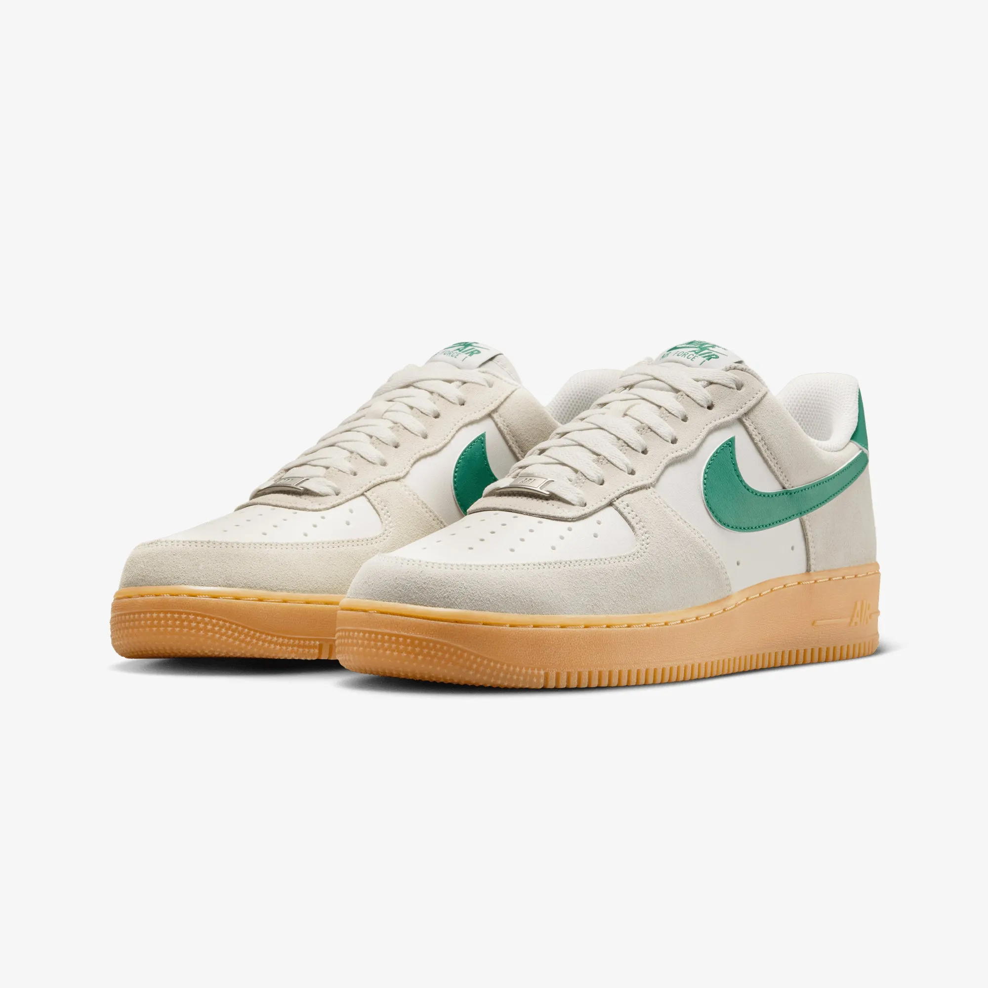 NIKE | AIR FORCE 1 '07 LV8 { PHANTOM/MALACHITE-GUM YELLOW