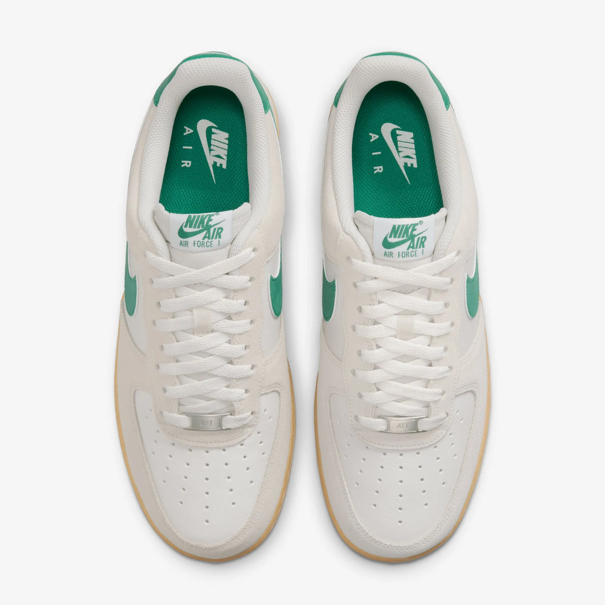 NIKE | AIR FORCE 1 '07 LV8 { PHANTOM/MALACHITE-GUM YELLOW