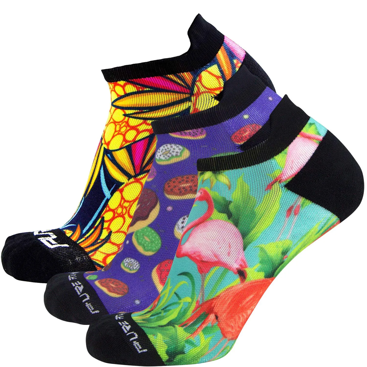 No-Show Colorful Running Socks