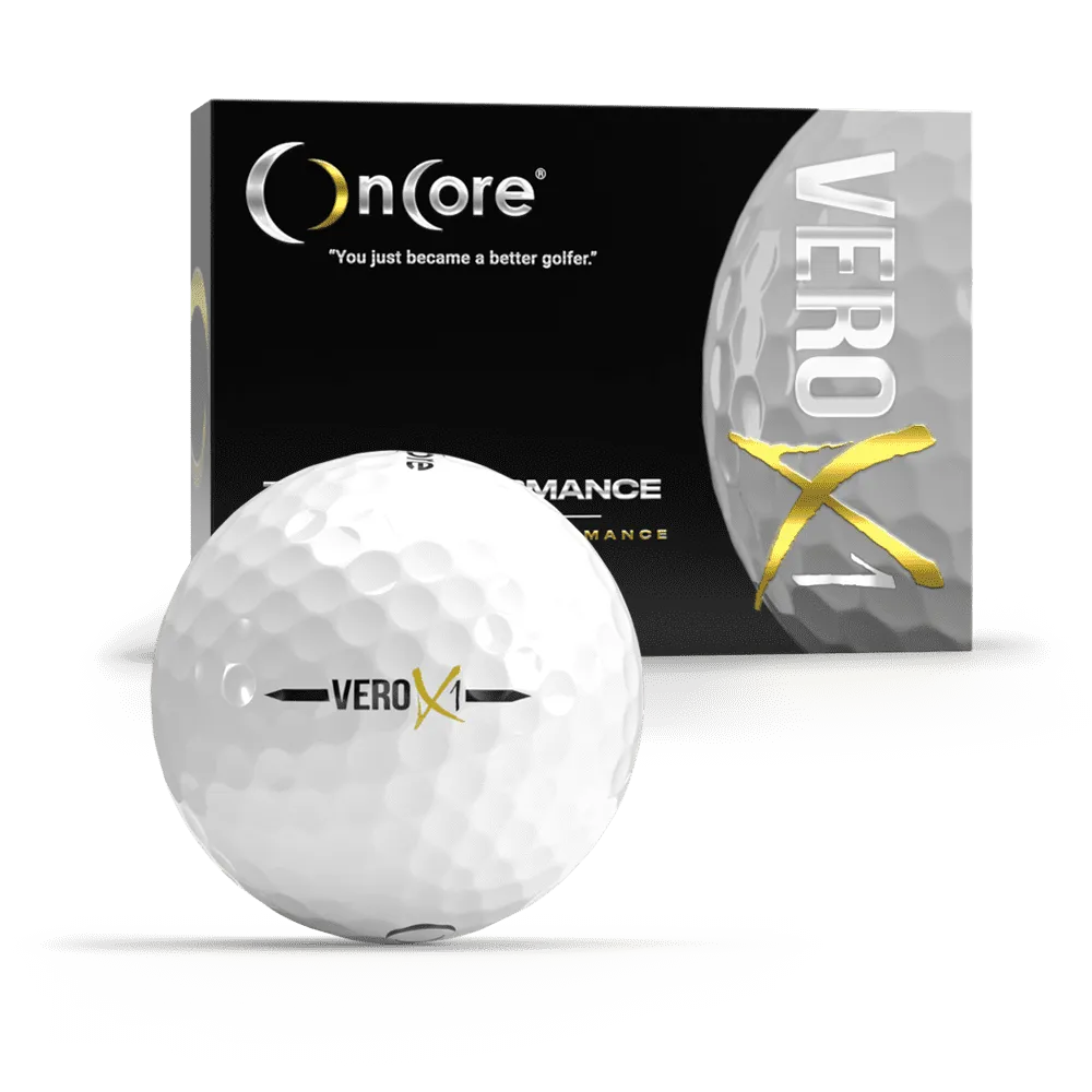 OnCore Vero X1 Golf Balls White