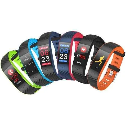 P4 bluetooth Upgraded Version Heart Rate Blood Pressure Monitor Smartband for Mobile Phone