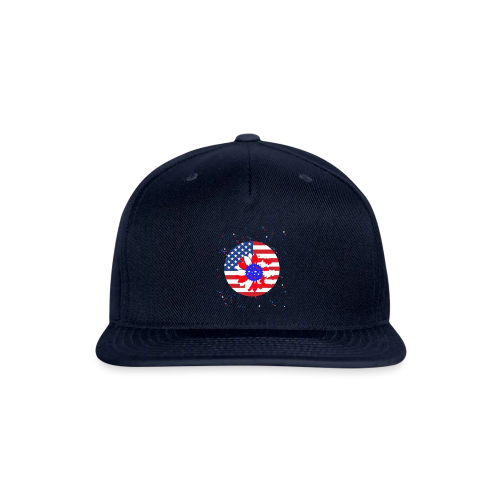 Petal Flag Snapback Baseball Cap - Ships from The US