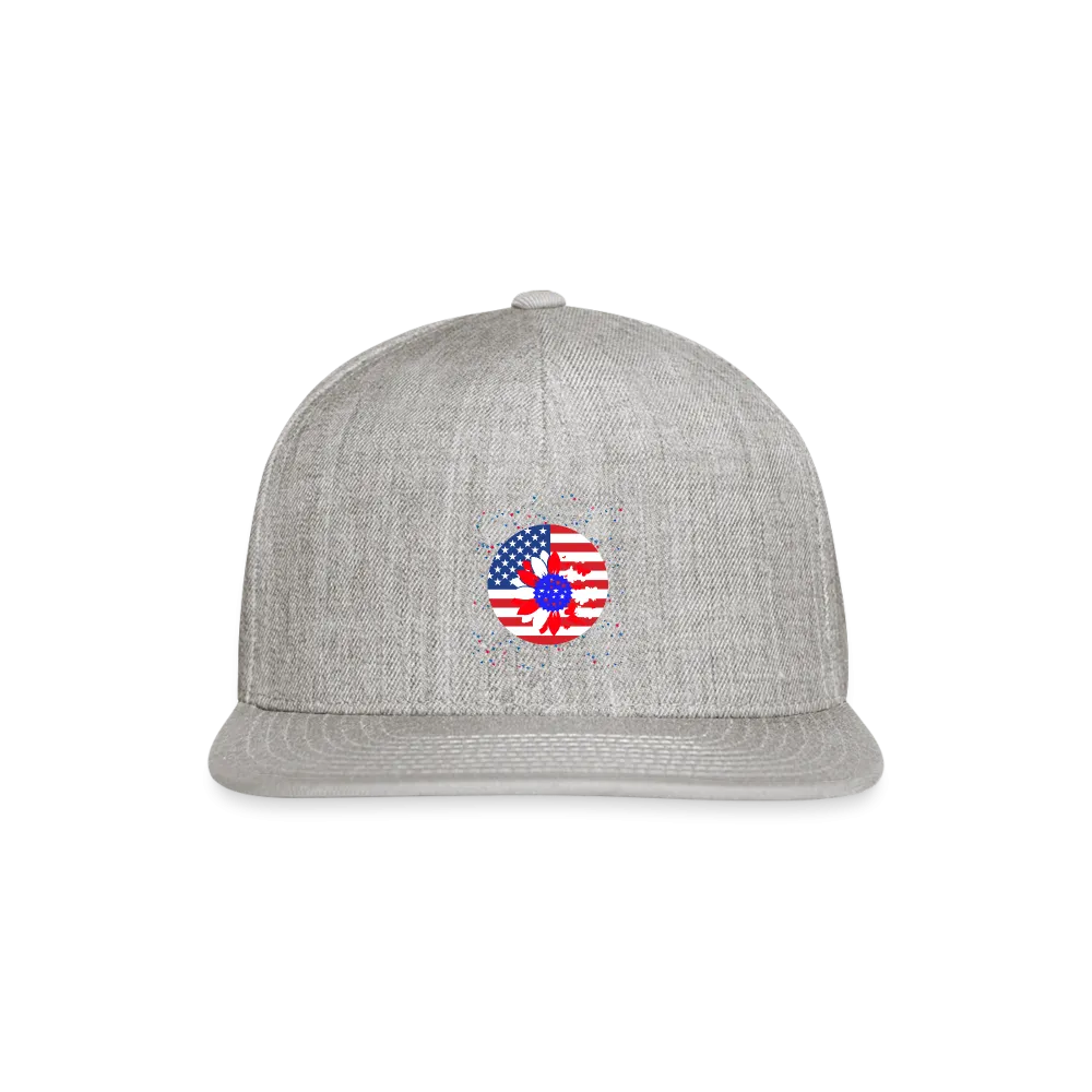 Petal Flag Snapback Baseball Cap - Ships from The US