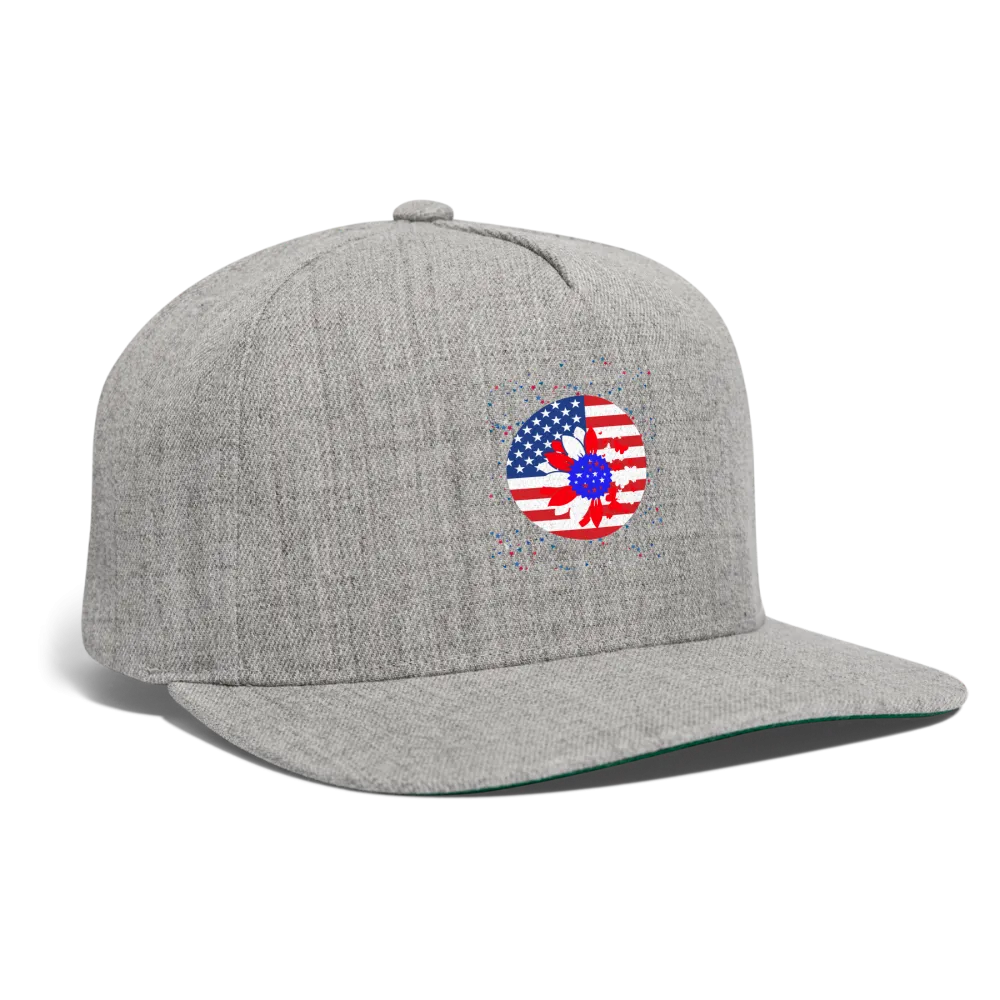 Petal Flag Snapback Baseball Cap - Ships from The US