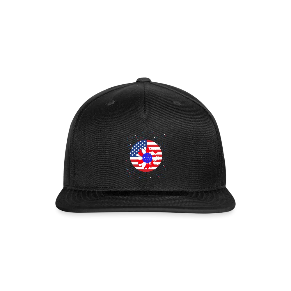 Petal Flag Snapback Baseball Cap - Ships from The US