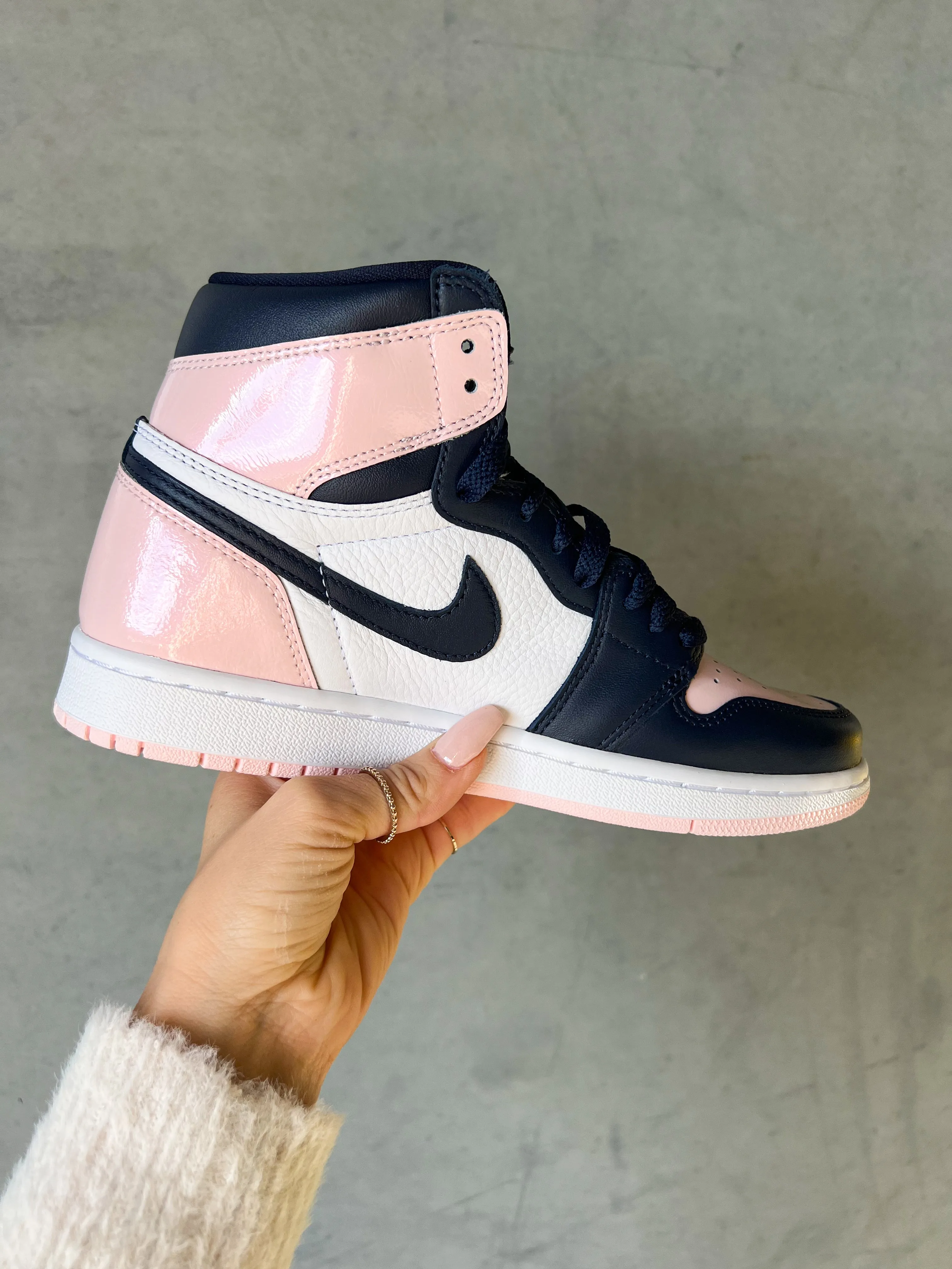 Rare Bubblegum Swarovski Women’s Air Jordan 1 Mid Shoes