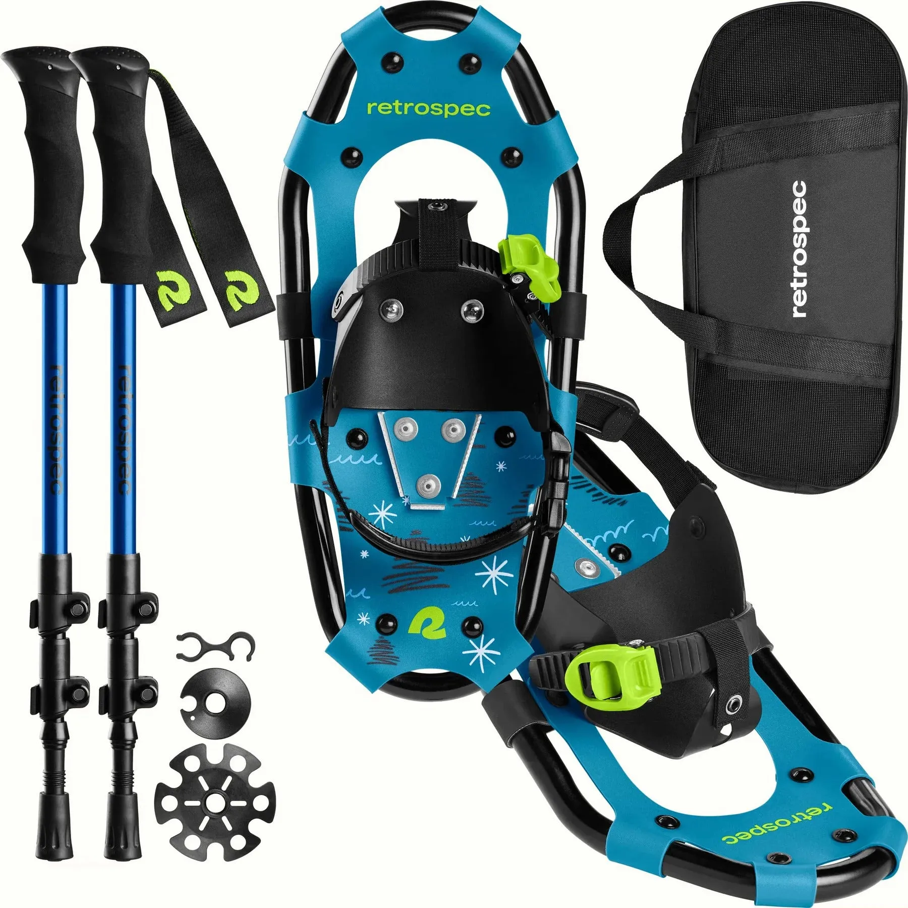 Retrospec Drifter Kids 14" snowshoe kit