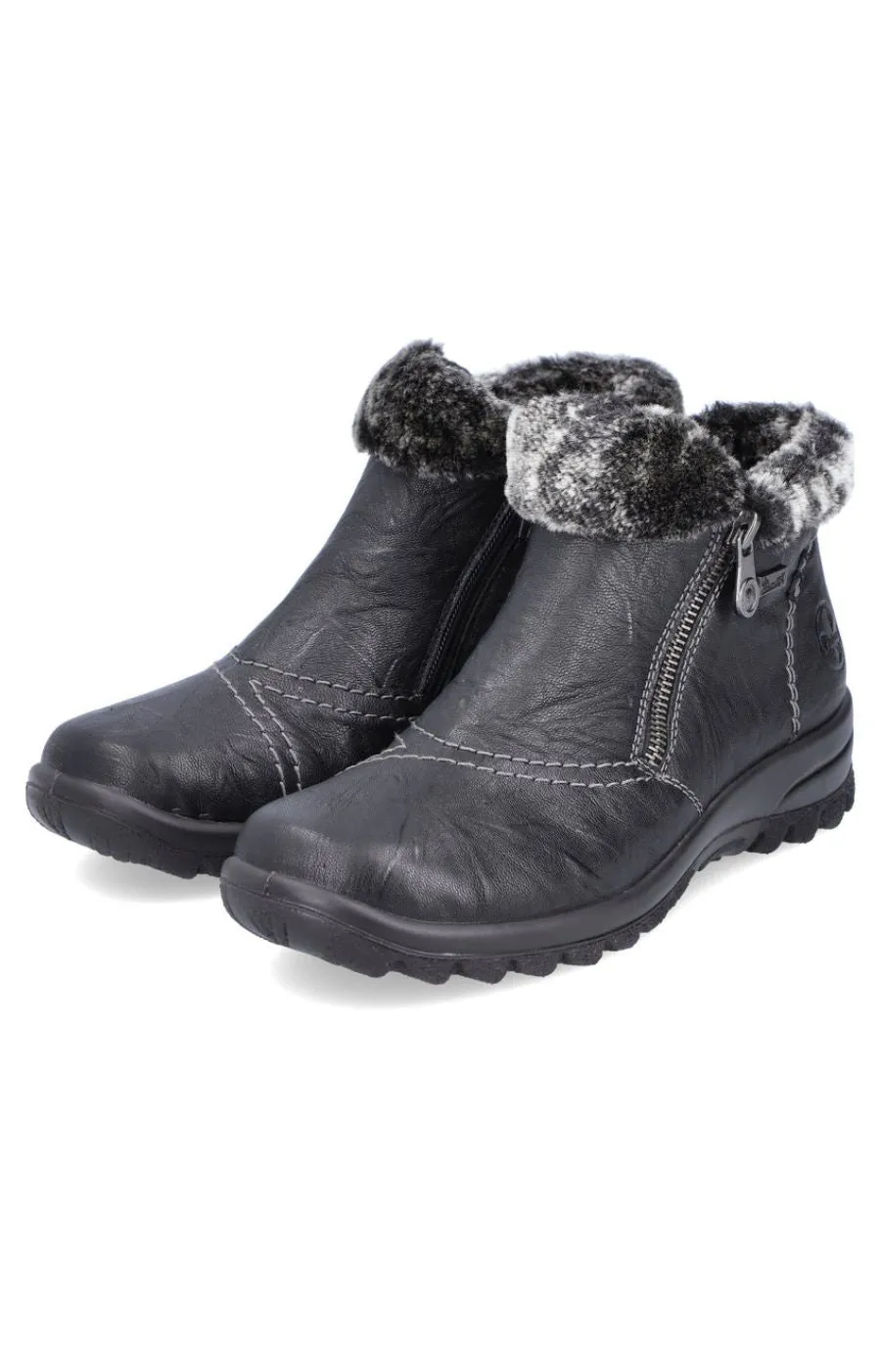 Rieker Boots with Faux Fur Lining