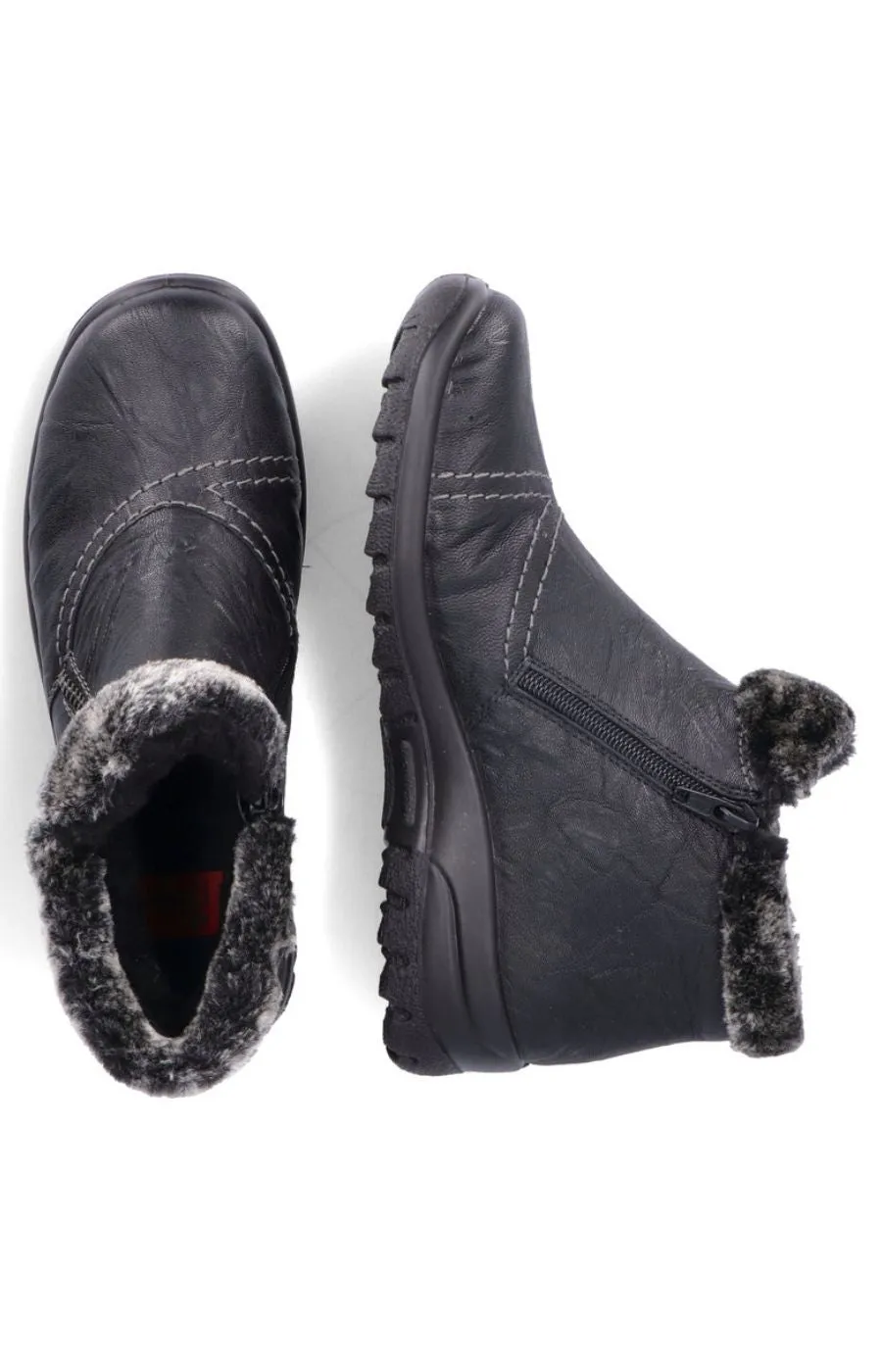 Rieker Boots with Faux Fur Lining