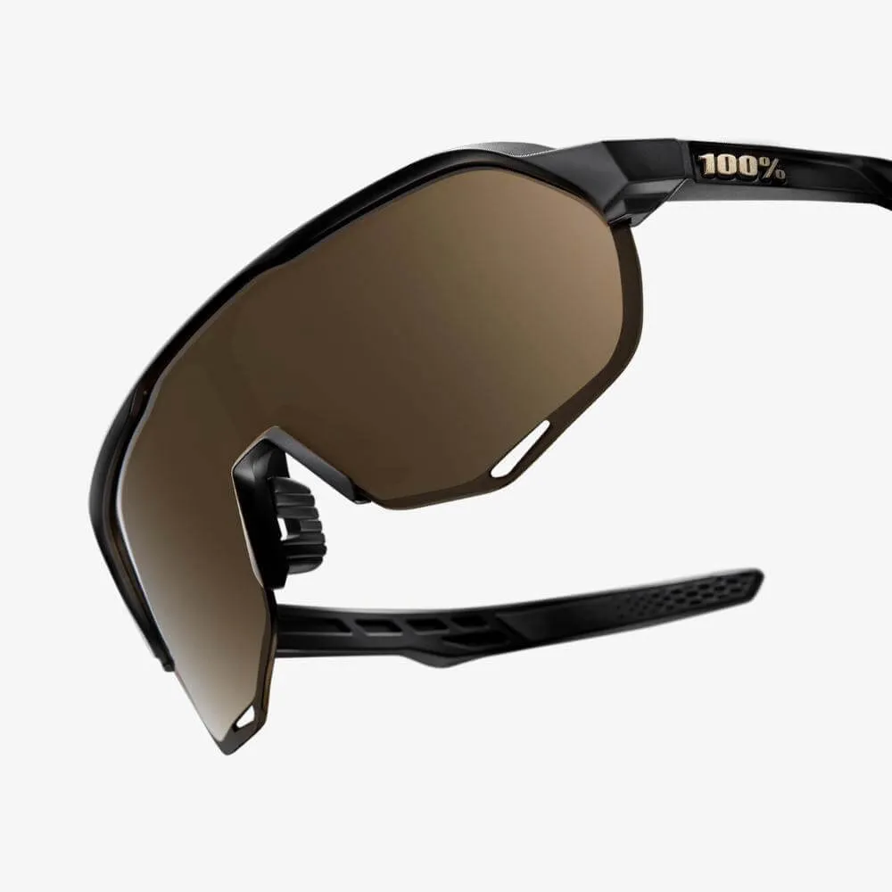 S2 - Matte Black Soft Gold Mirror Lens