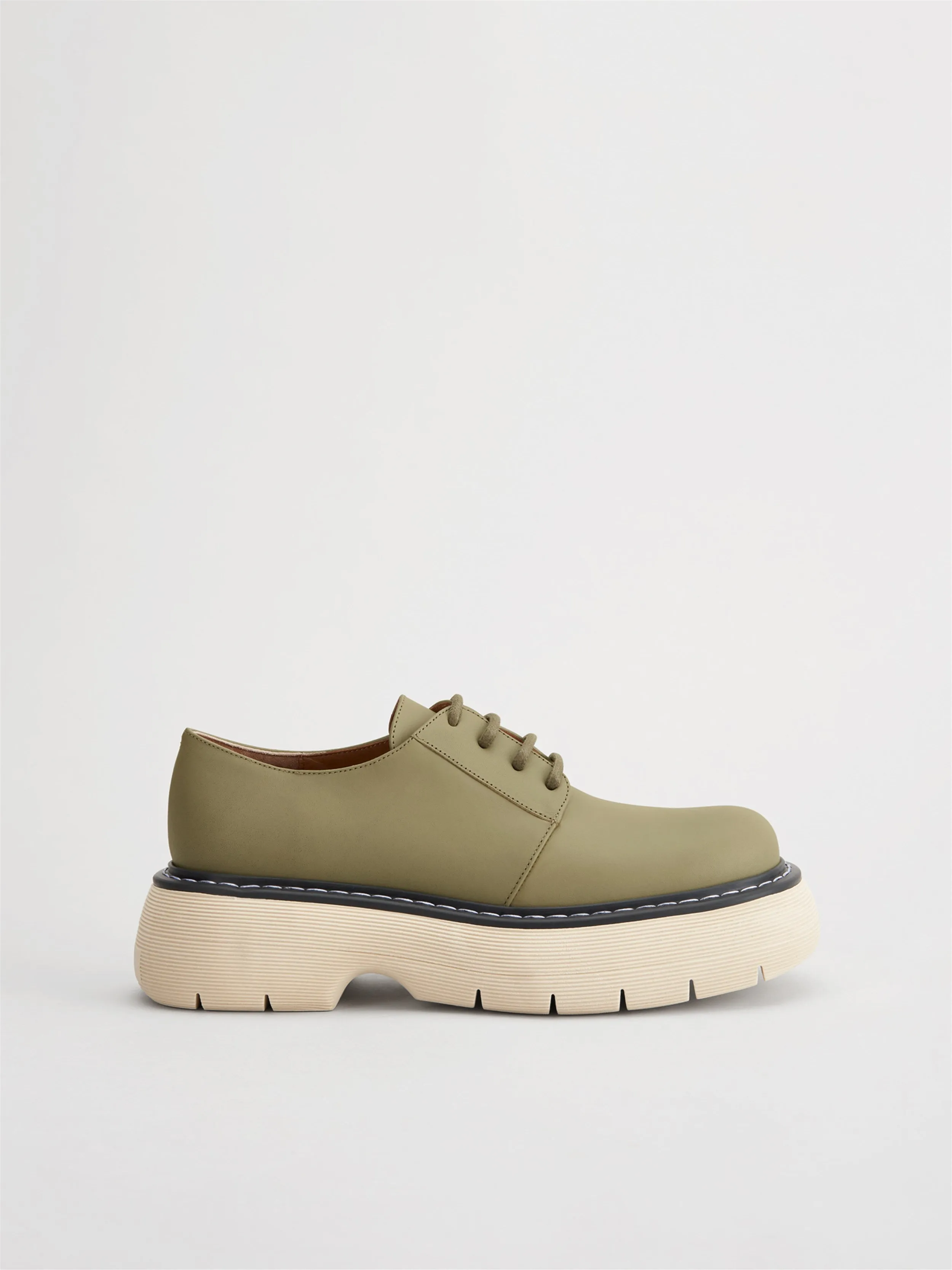 Sarezzo Sage Green Chunky Loafers