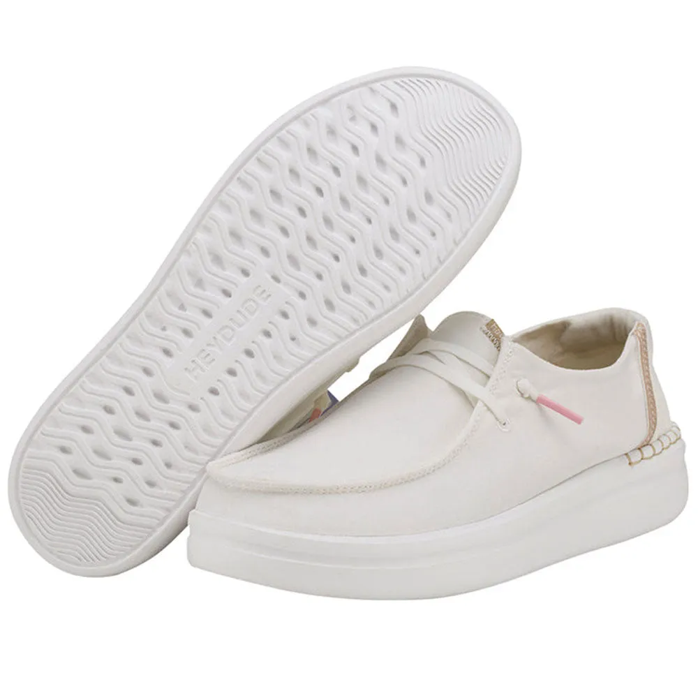 Scarpe Donna HEY DUDE linea Wendy Rise Colore Spark White