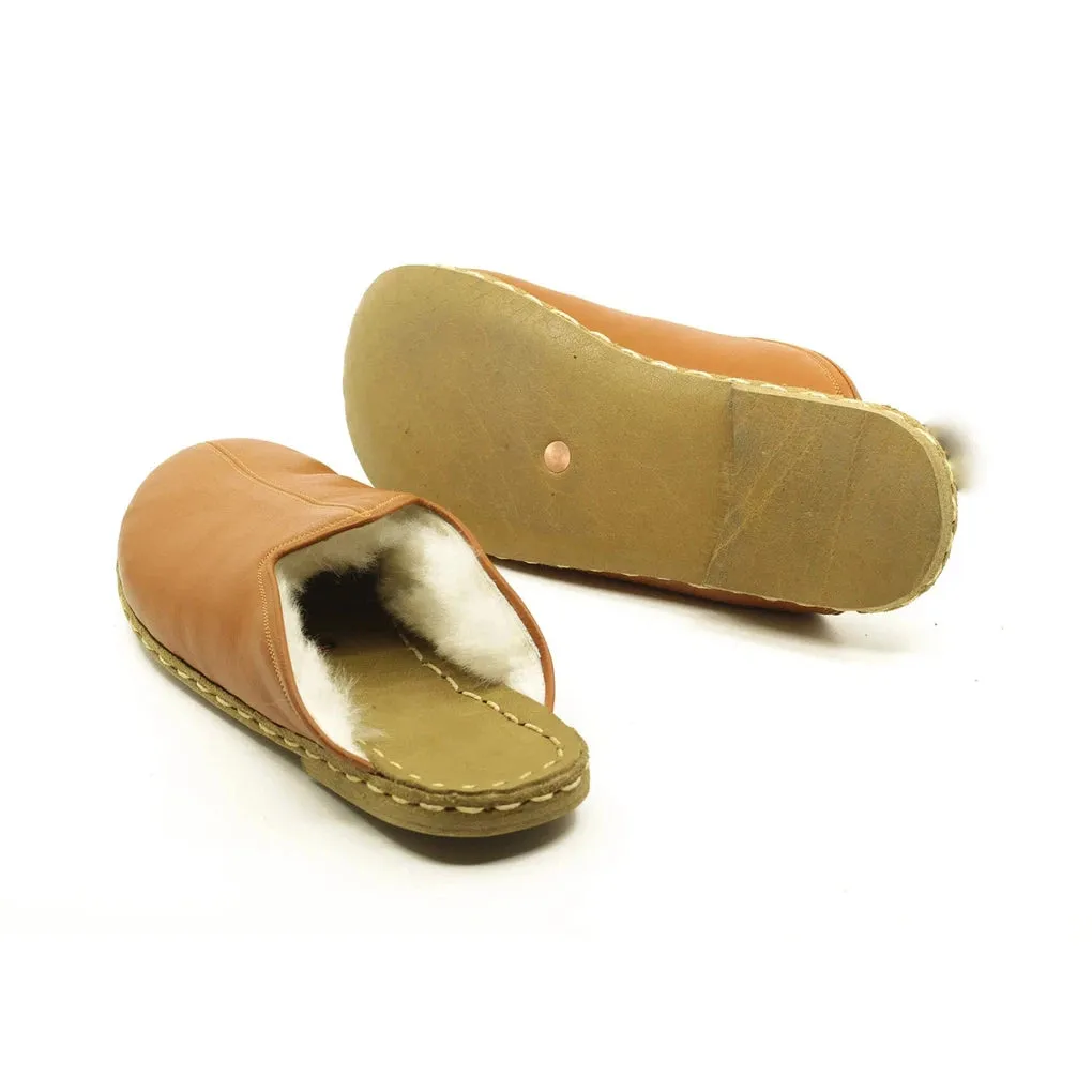 Sheepskin Light Brown Women's Slippers