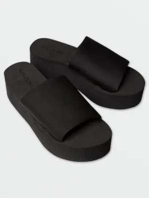 Simple Hi-Scraper Sandal - Black Out