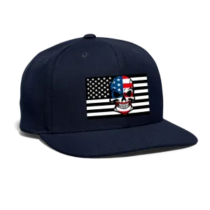 Skull Flag Snapback Baseball Cap - Ships from The US