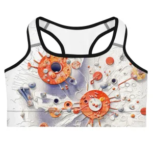 Sports Bra Cellular Playground