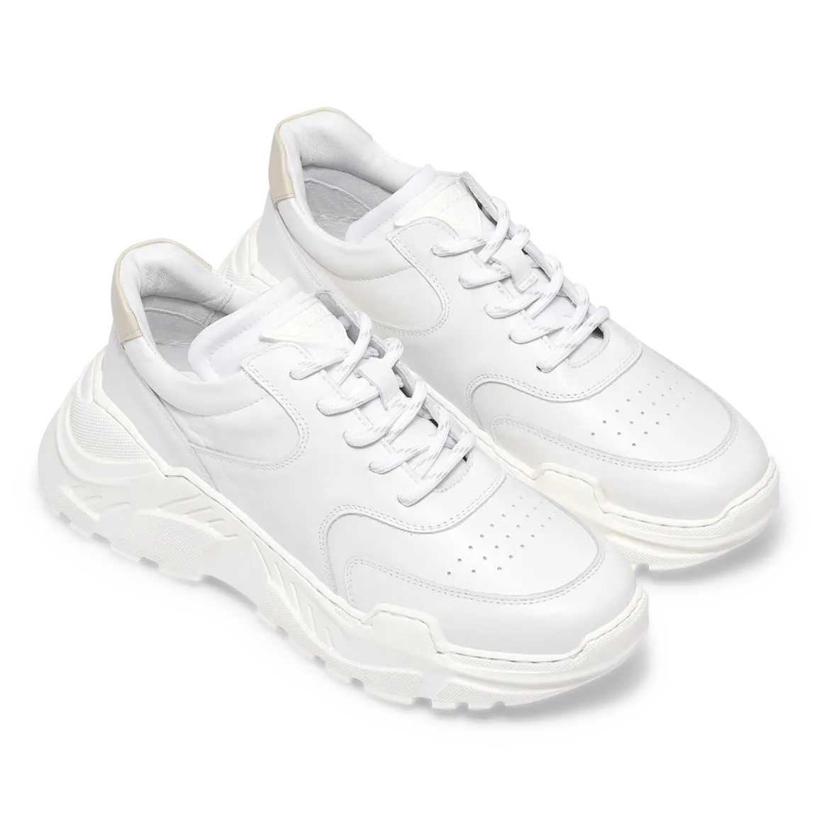 Sprint Leather White II Chunky Sneakers