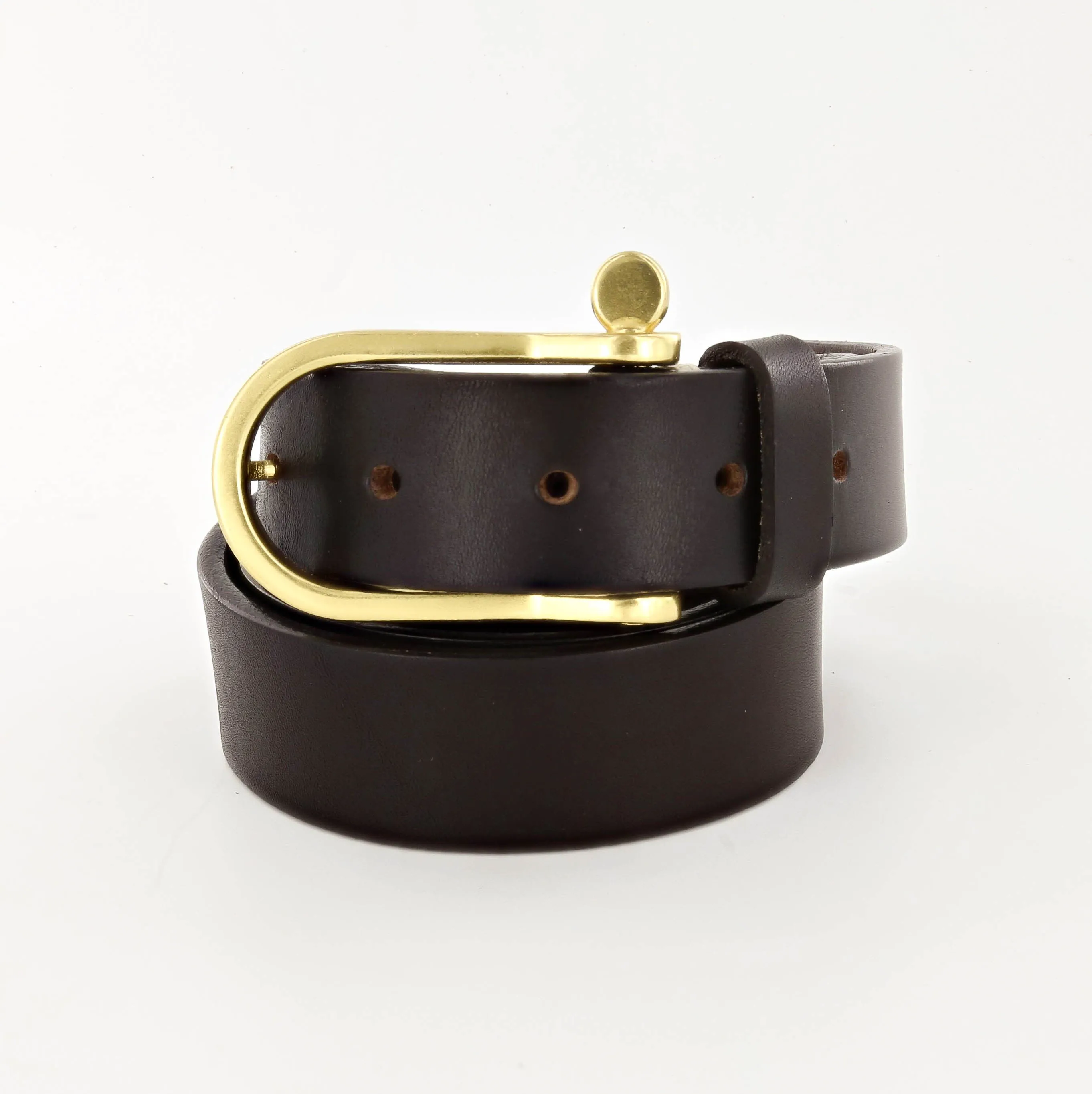 Standard Leather Belt with Shackle Buckle