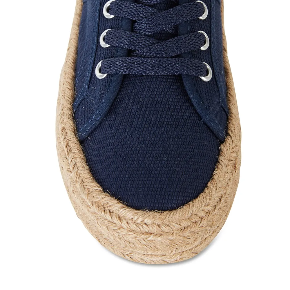 Static Sneaker in Navy Canvas