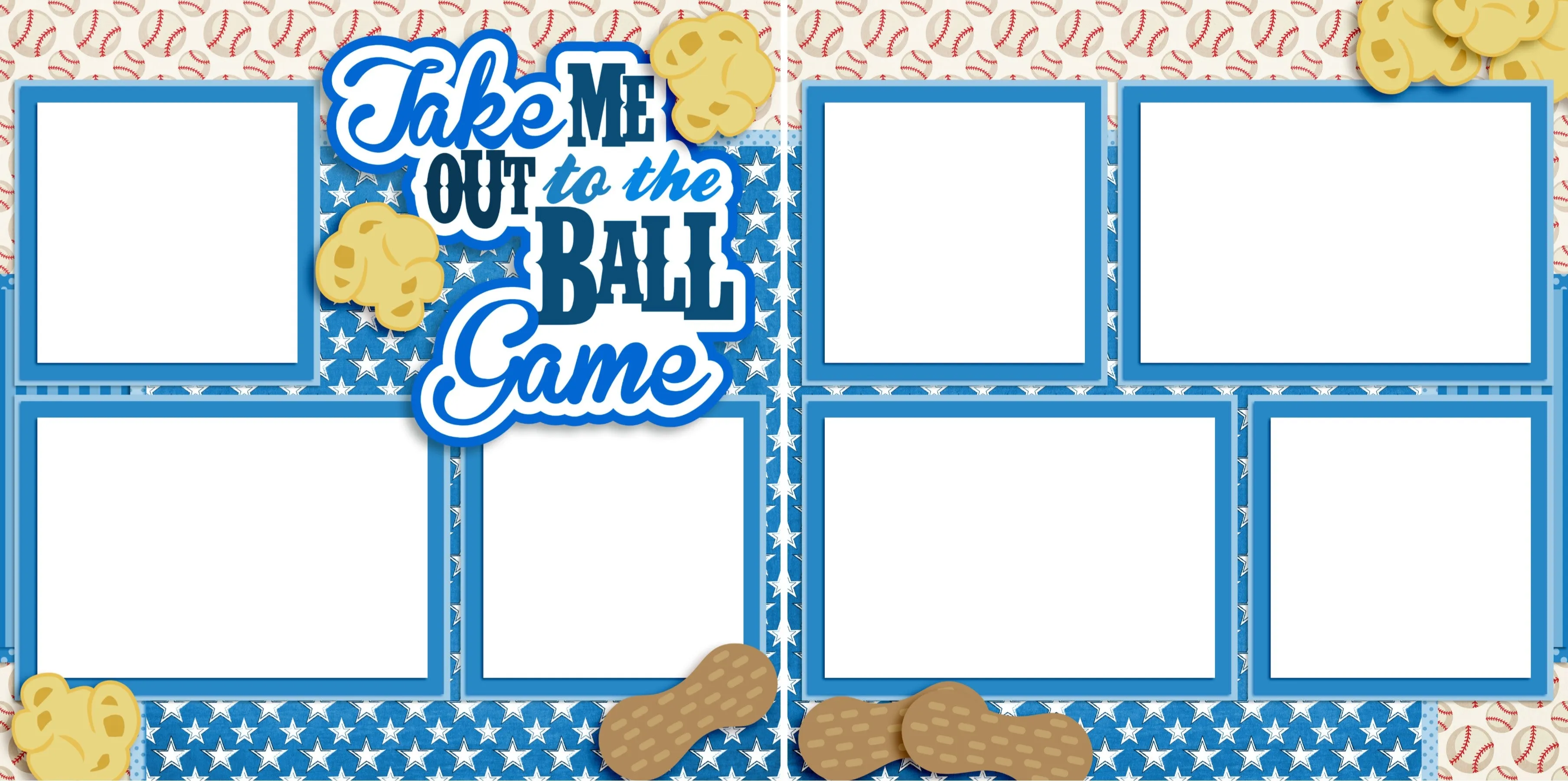 Take Me Out to the Ball Game Blue - 3228