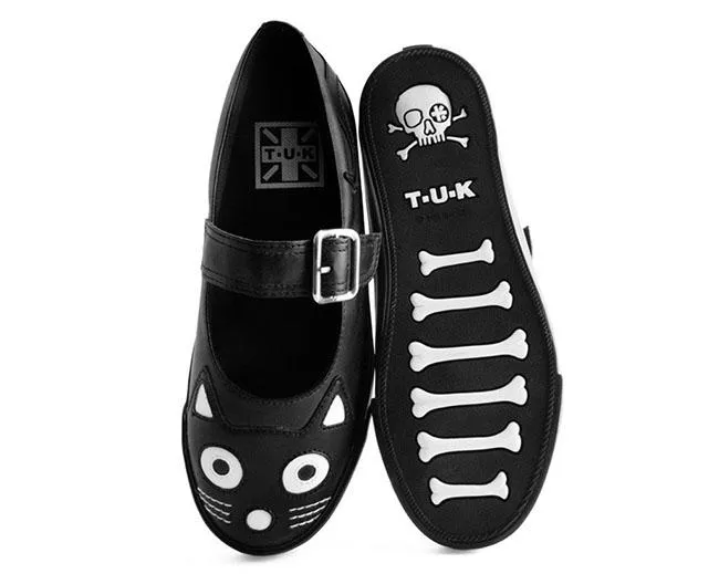 TUK-A9217L Kitty Face VLK Mary Janes