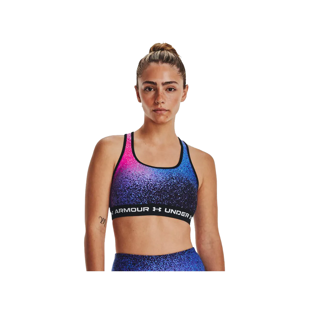 UA Women's Armour® Mid Crossback Print Sports Bra