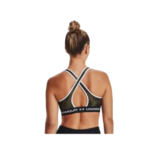 UA Women's Armour® Mid Crossback Print Sports Bra