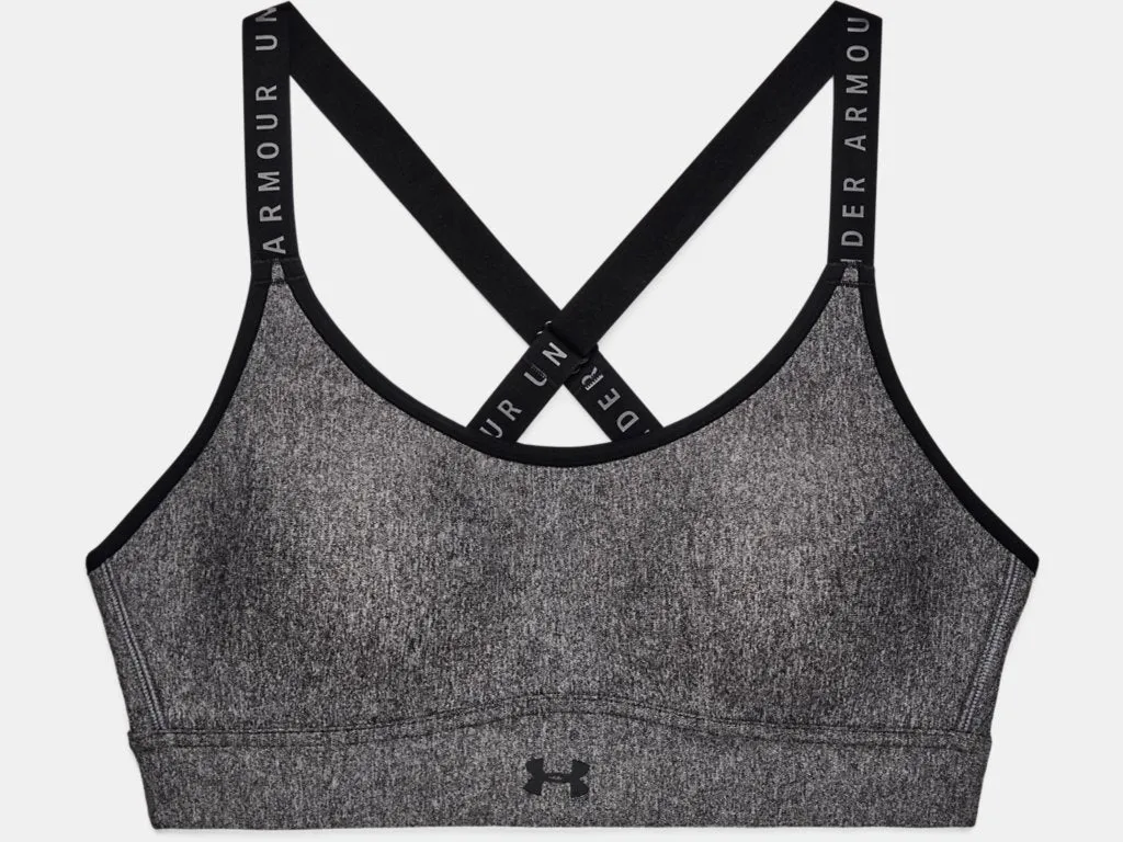 UA Women's Infinity Mid Heather Cover Sports Bra