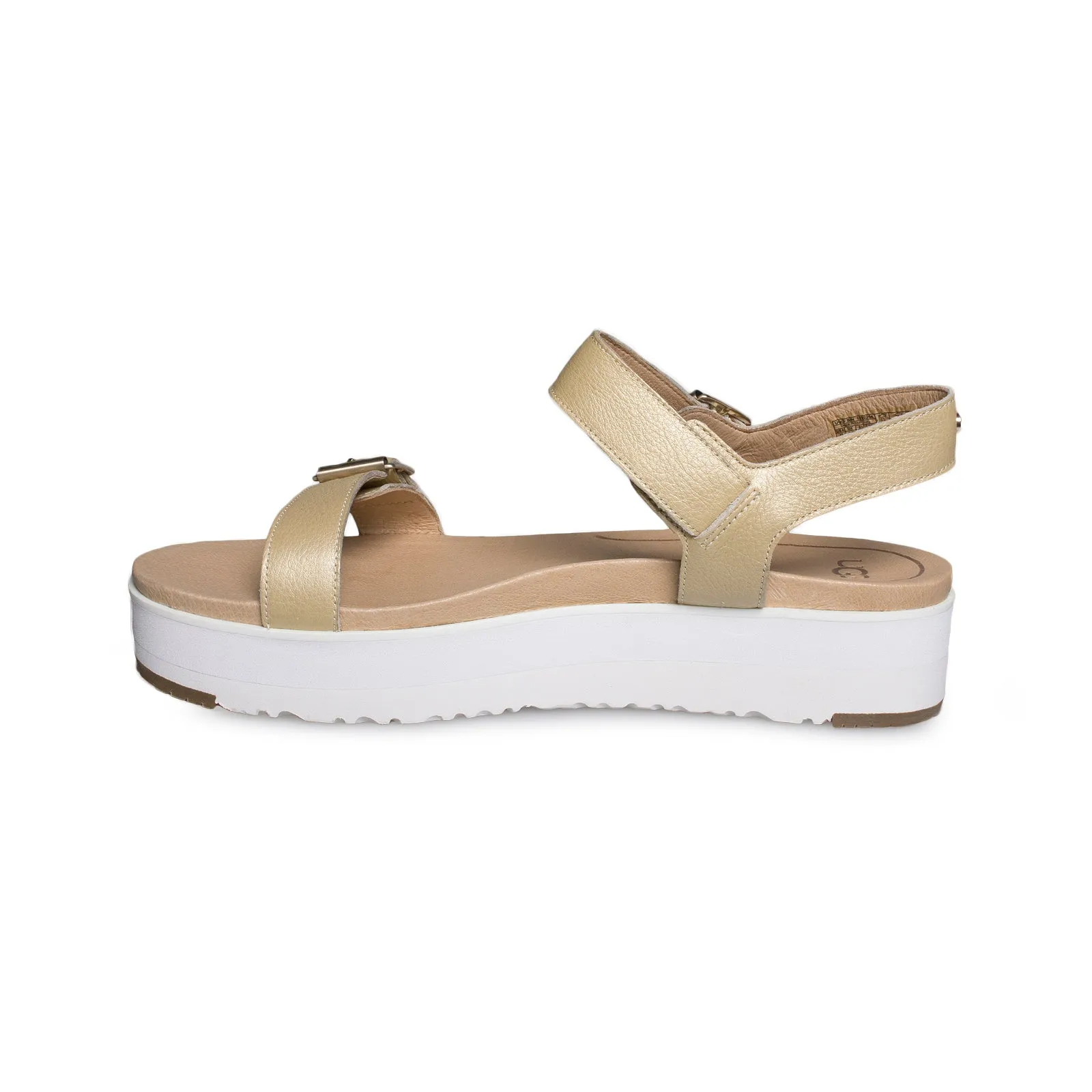 UGG Angie Metallic Gold Sandals - Women's