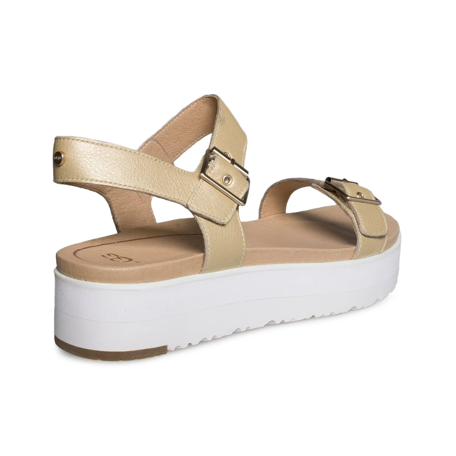 UGG Angie Metallic Gold Sandals - Women's