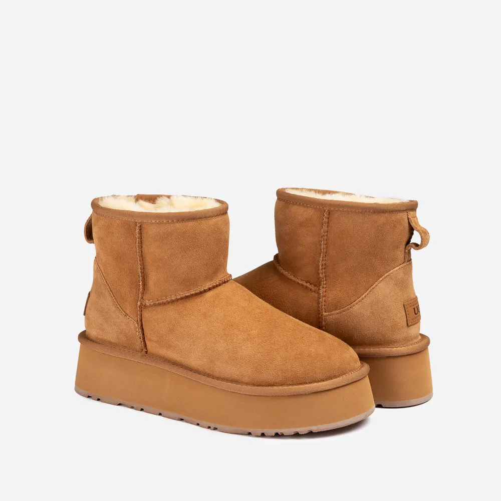 Ugg Classic Mini Platform Wild Cozy Boots