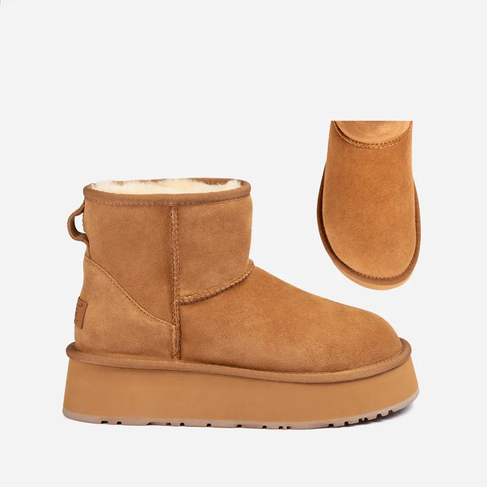 Ugg Classic Mini Platform Wild Cozy Boots