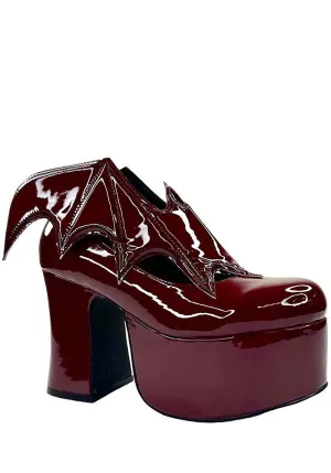 Vampira [Oxblood] | PLATFORM HEELS*