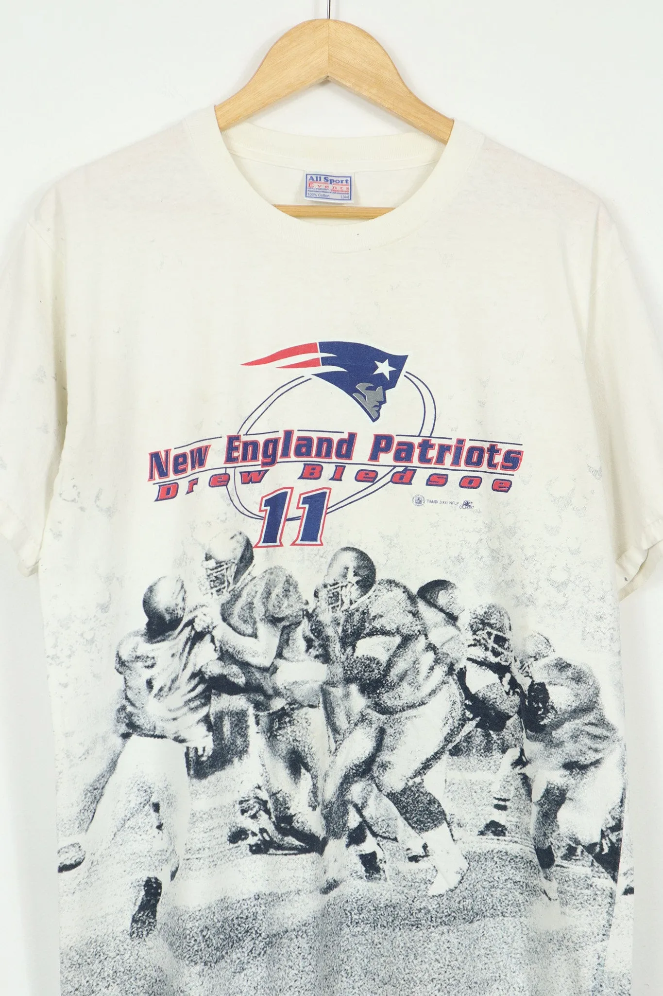 Vintage New England Patriots Drew Bledsoe Tee