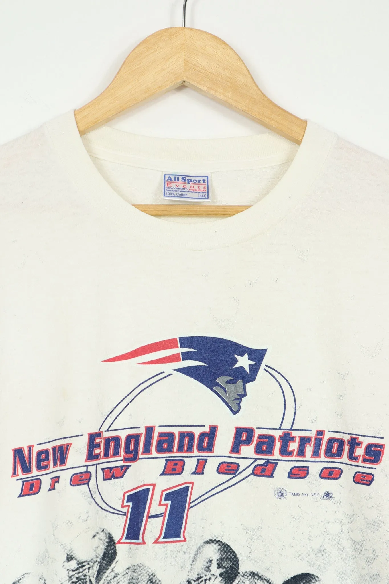 Vintage New England Patriots Drew Bledsoe Tee