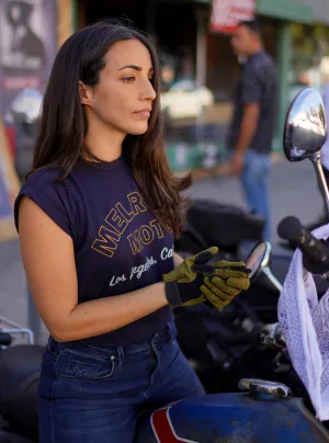 Vintage Women's Muscle Tee in Navy