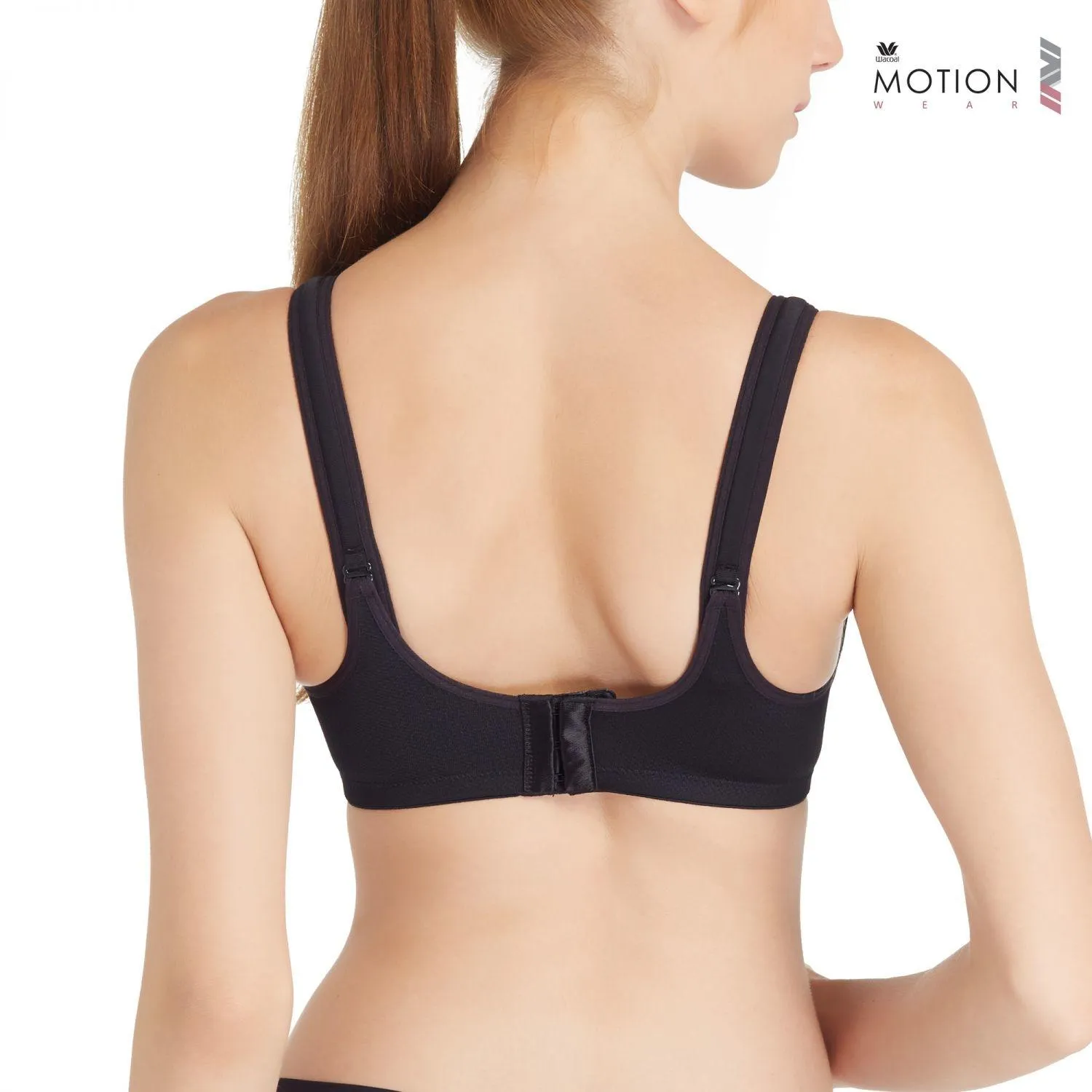 Wacoal Motion Wear สปอร์ตบรา รุ่น WR1485 สีดำ (BL)