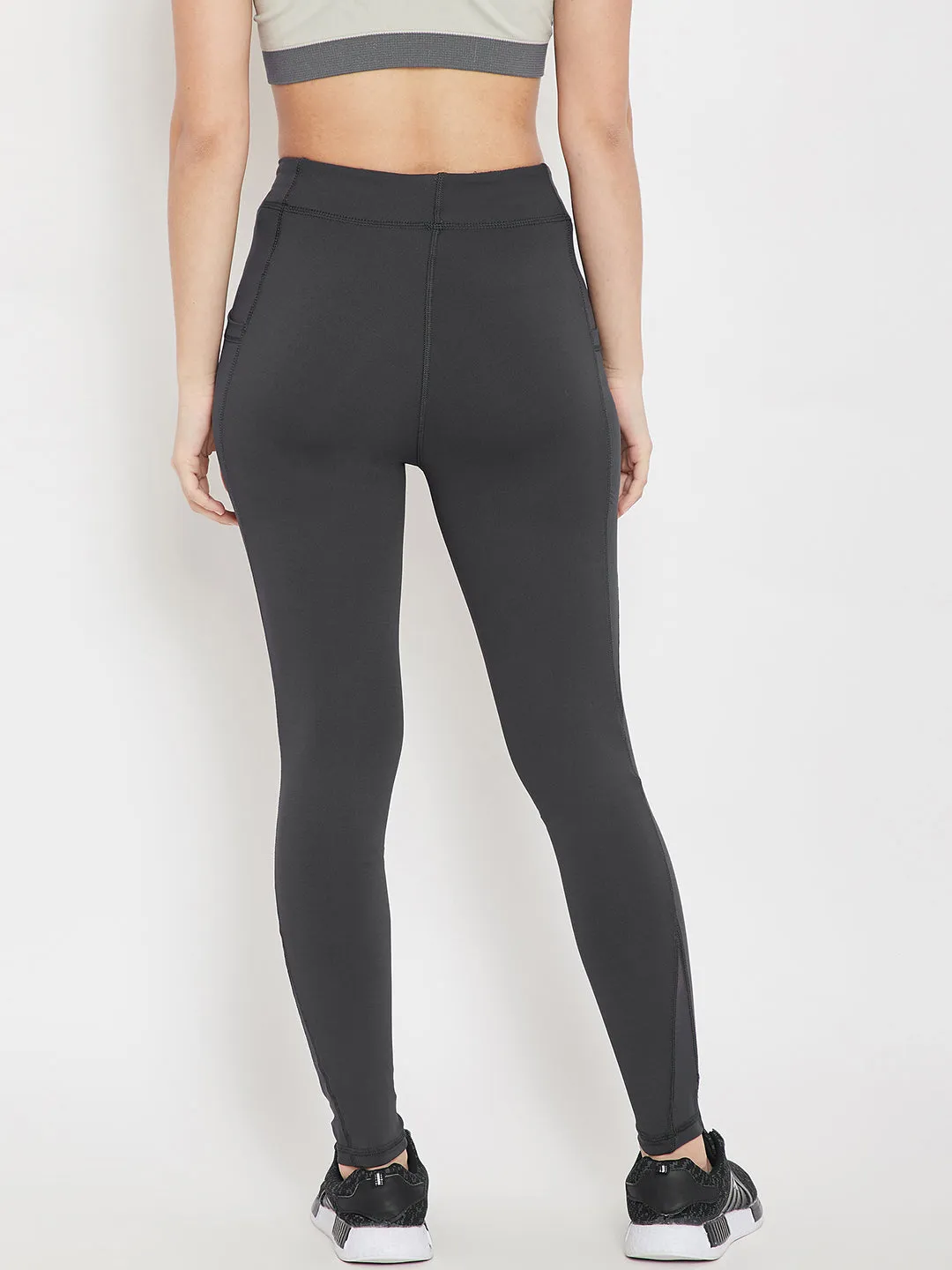 Women Sports Charcoal Tights