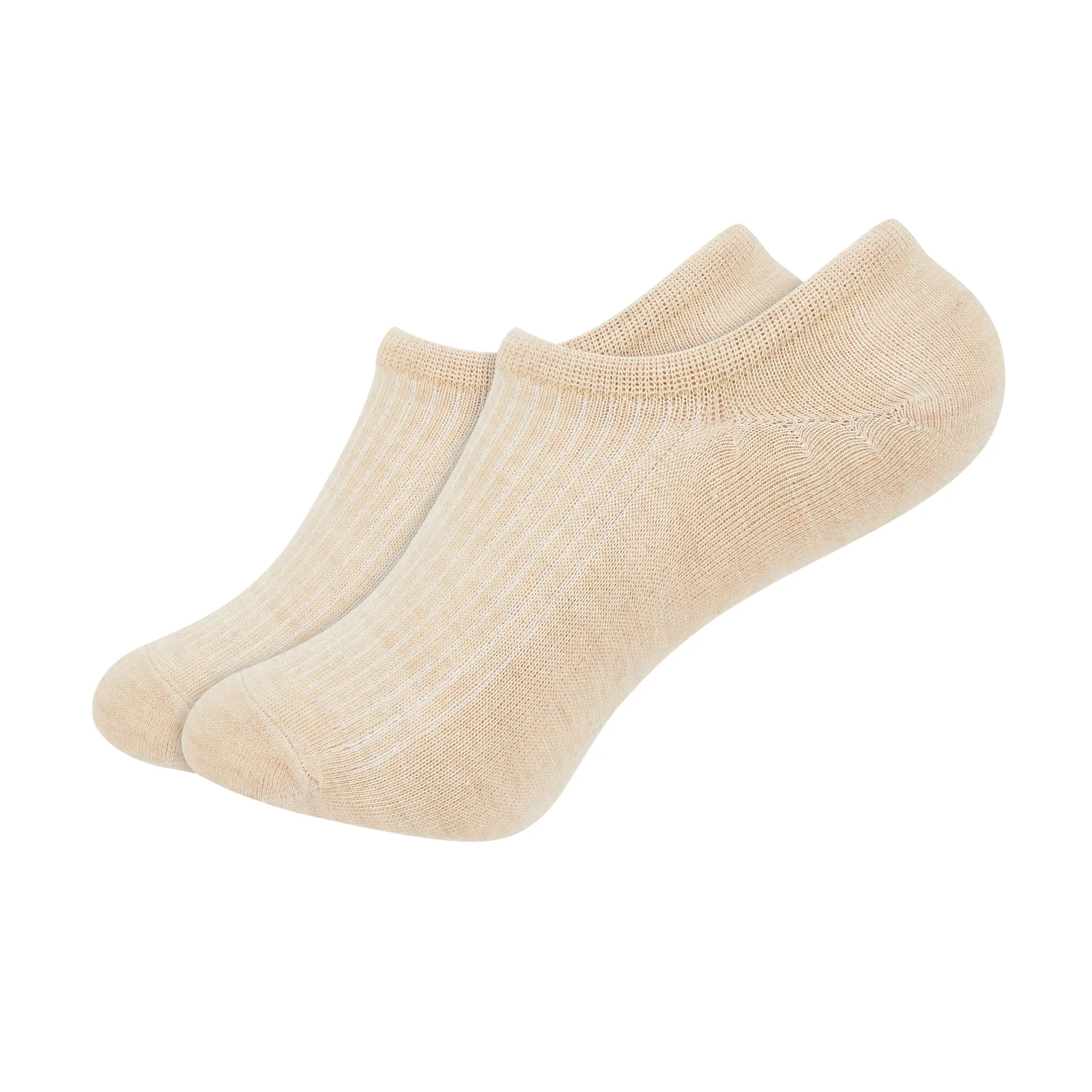 Womens Colored Striped Invisible Foot Socks