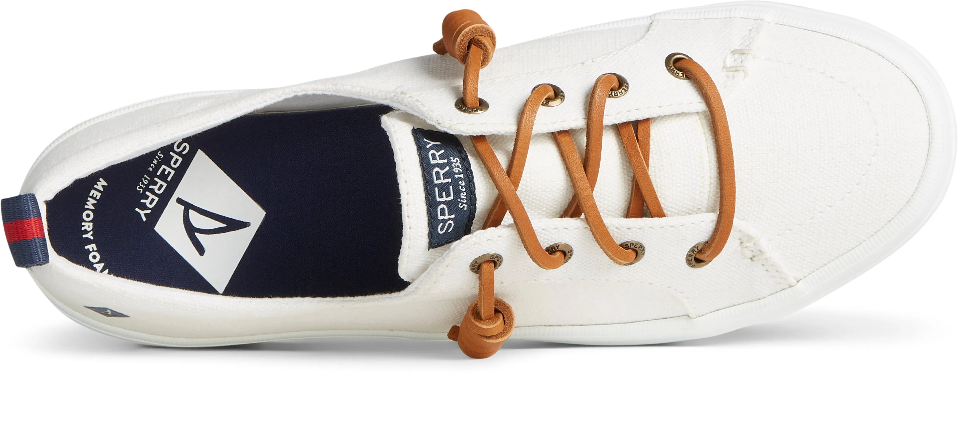 Women's Crest Vibe Platform Canvas White