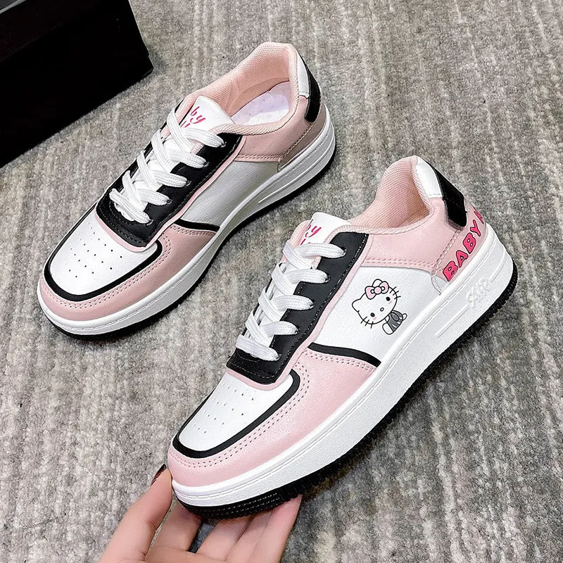 Womens Cute Cat Sneakers Walking Shoes