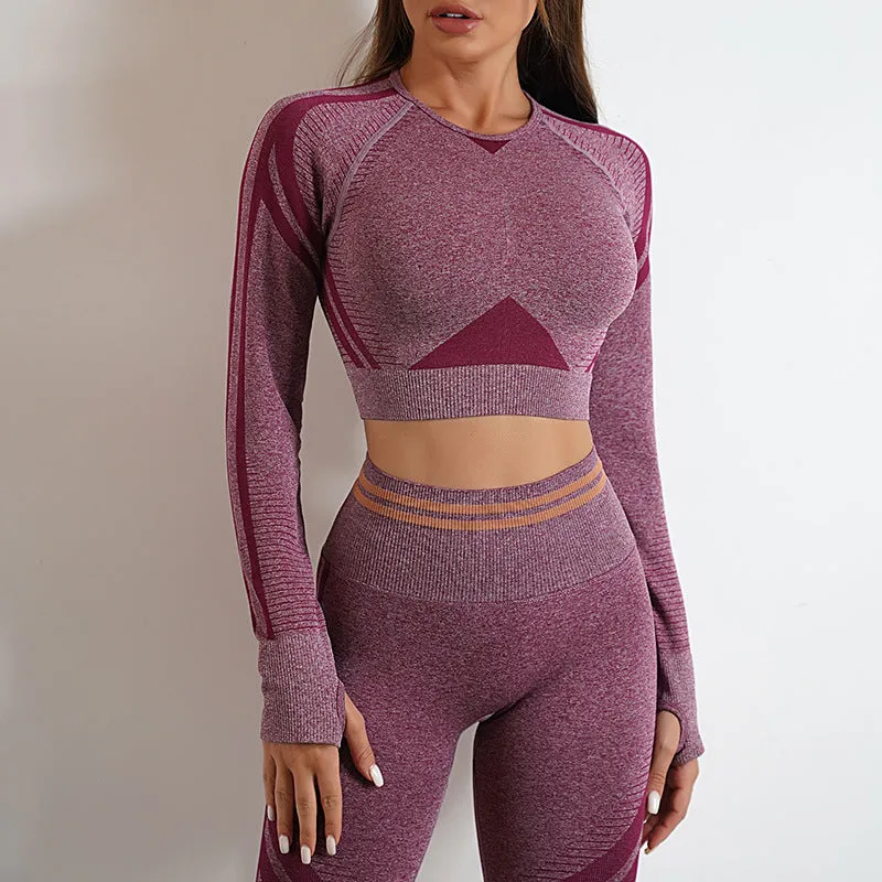 Women's Long Sleeve Tops Outfits & Butt Lifting Workout Sportswear